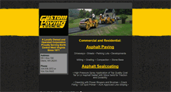 Desktop Screenshot of custompavingandsealing.net